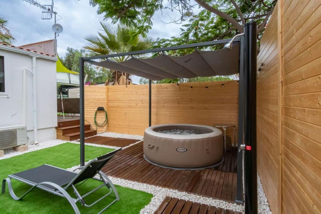 Private Paradise On Cozy Campsite, Jacuzzi, Netflix Las Galletas Extérieur photo
