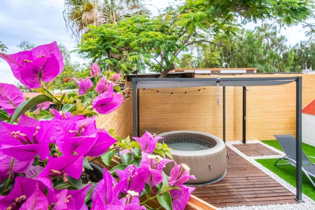 Private Paradise On Cozy Campsite, Jacuzzi, Netflix Las Galletas Extérieur photo