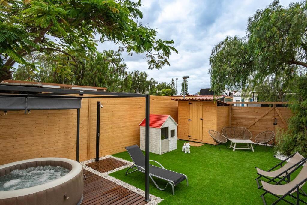 Private Paradise On Cozy Campsite, Jacuzzi, Netflix Las Galletas Extérieur photo